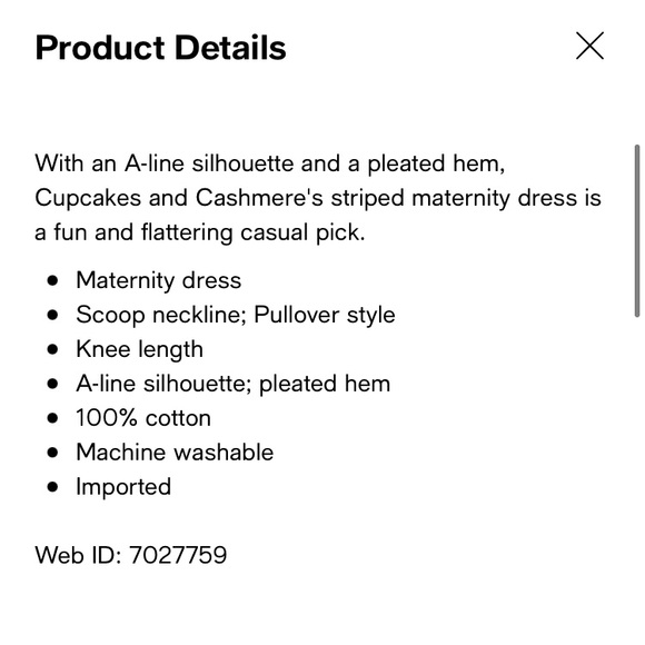 Cupcakes and cashmere striped sweater dress - Picture 8 of 8